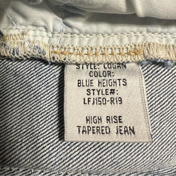Lovers + Friends Logan High Rise Tapered Jean in Blue Heights Sz 27 - Picture 7 of 14